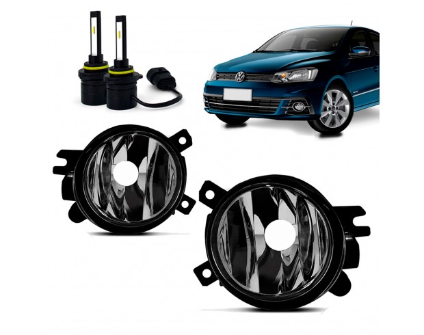 Par Farol Milha Neblina Gol G7 2016 2017 2018  Com Led Nano