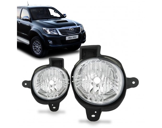 Par Farol Milha Neblina Hilux 2012 2013 2014 2015