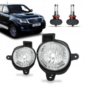 Par Farol Milha Neblina Hilux 2012 2013 2014 2015 Com Ultraled 6k